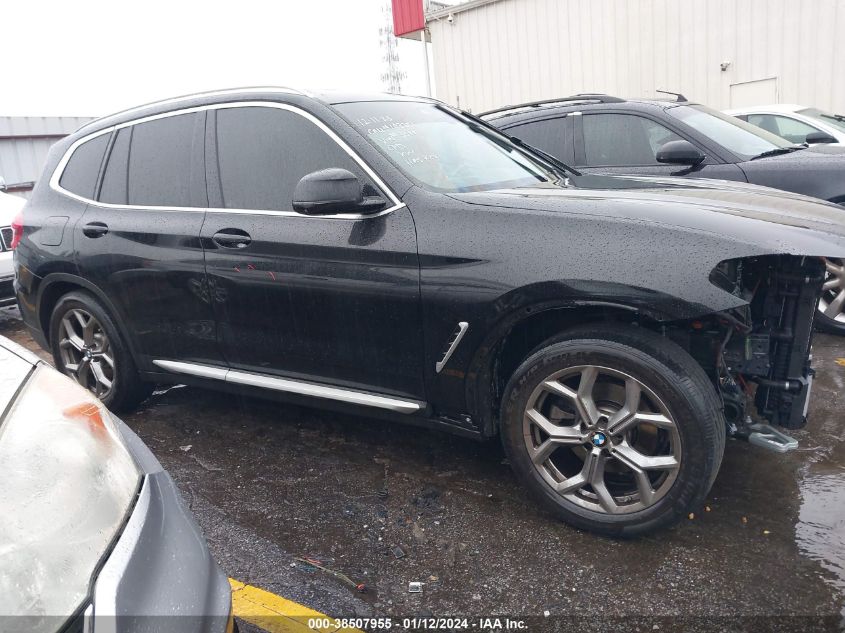 2021 BMW X3 SDRIVE30I - 5UXTY3C05M9E03588