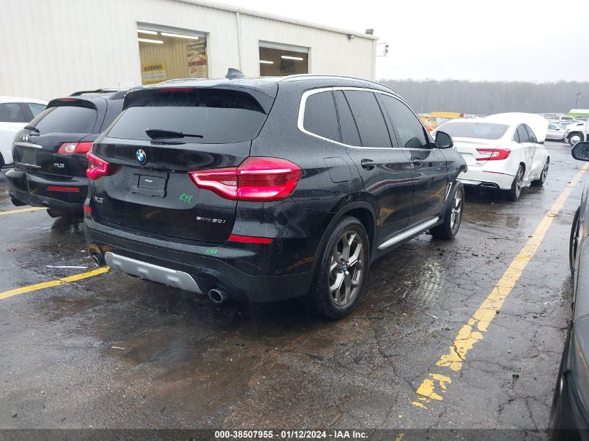 2021 BMW X3 SDRIVE30I - 5UXTY3C05M9E03588