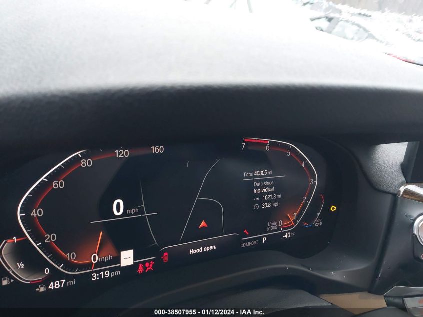 2021 BMW X3 SDRIVE30I - 5UXTY3C05M9E03588