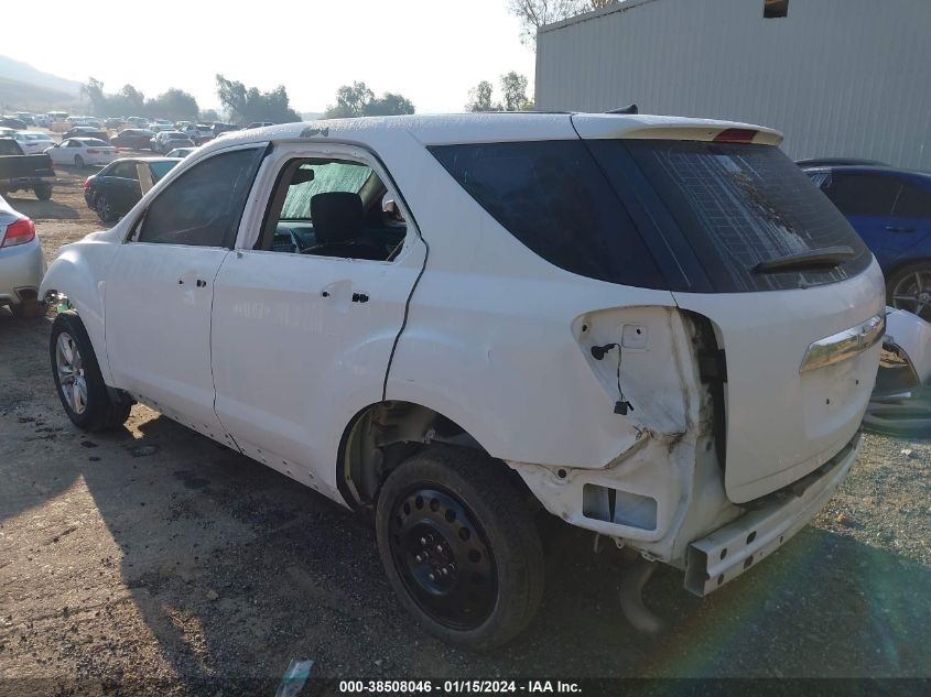 2013 CHEVROLET EQUINOX LS - 2GNALBEK3D6216530