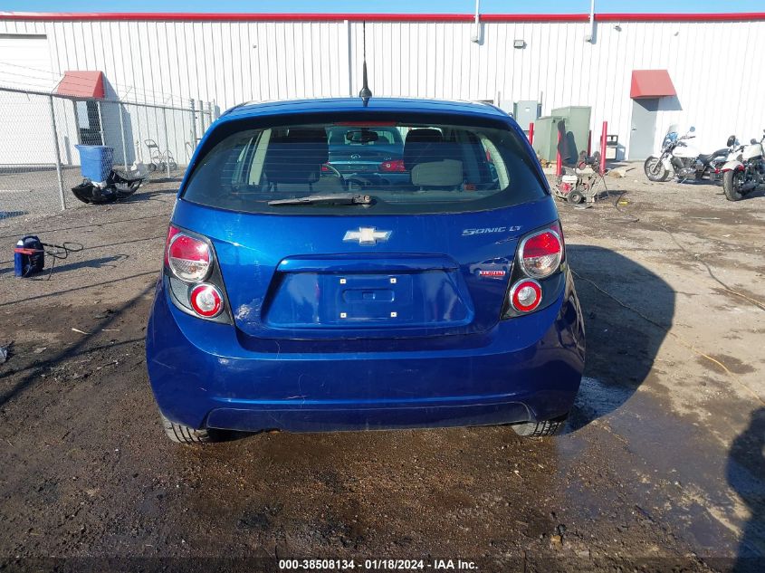 2014 CHEVROLET SONIC LT AUTO - 1G1JC6SB3E4106965