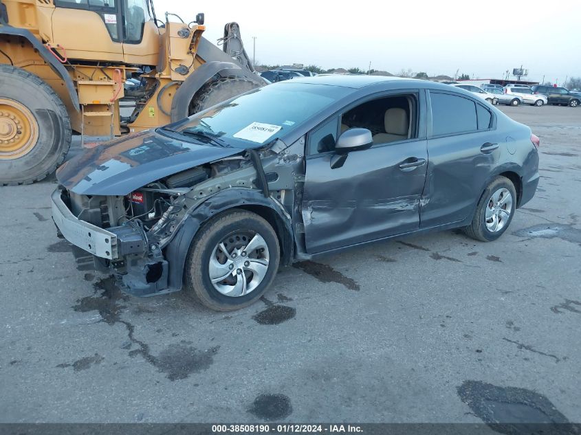2013 HONDA CIVIC LX - 19XFB2F50DE030261