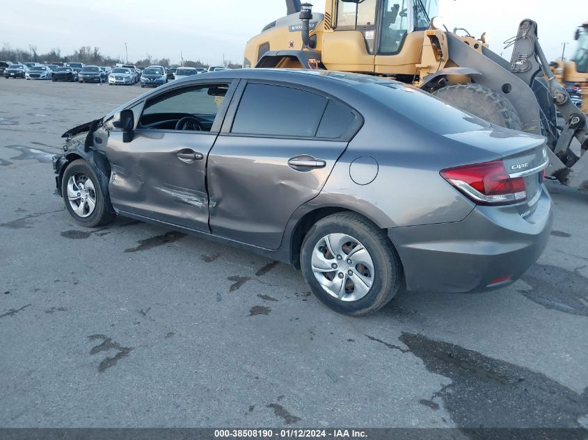 2013 HONDA CIVIC LX - 19XFB2F50DE030261