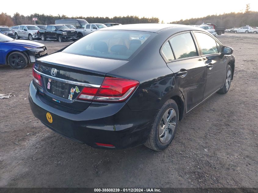 2014 HONDA CIVIC LX - 2HGFB2F54EH537445