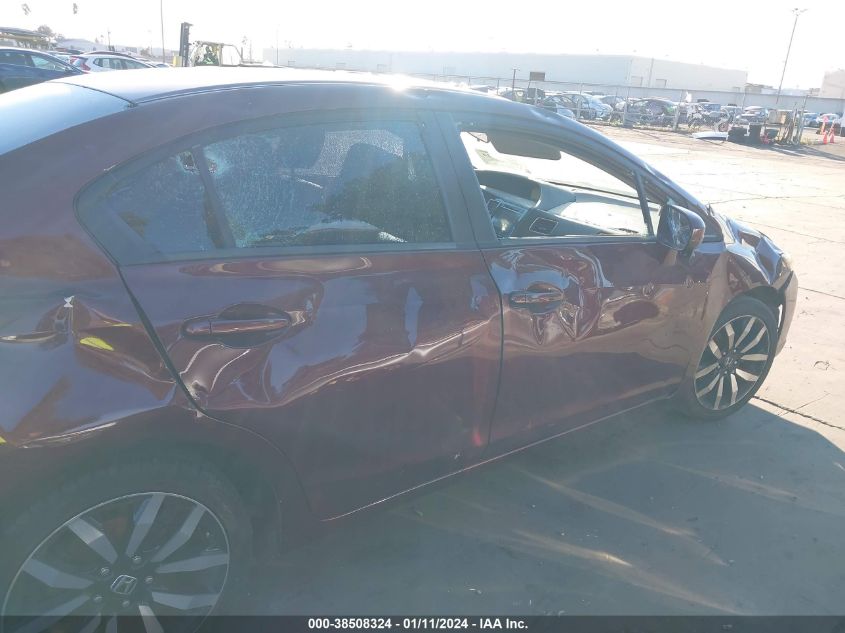 2015 HONDA CIVIC EX-L - 19XFB2F98FE247742
