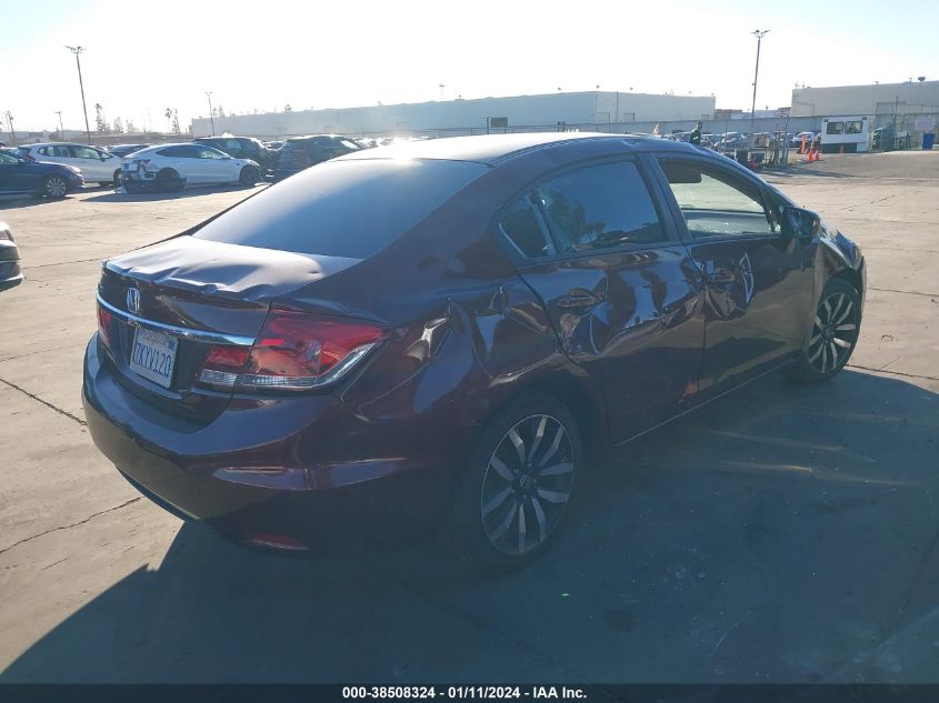 2015 HONDA CIVIC EX-L - 19XFB2F98FE247742