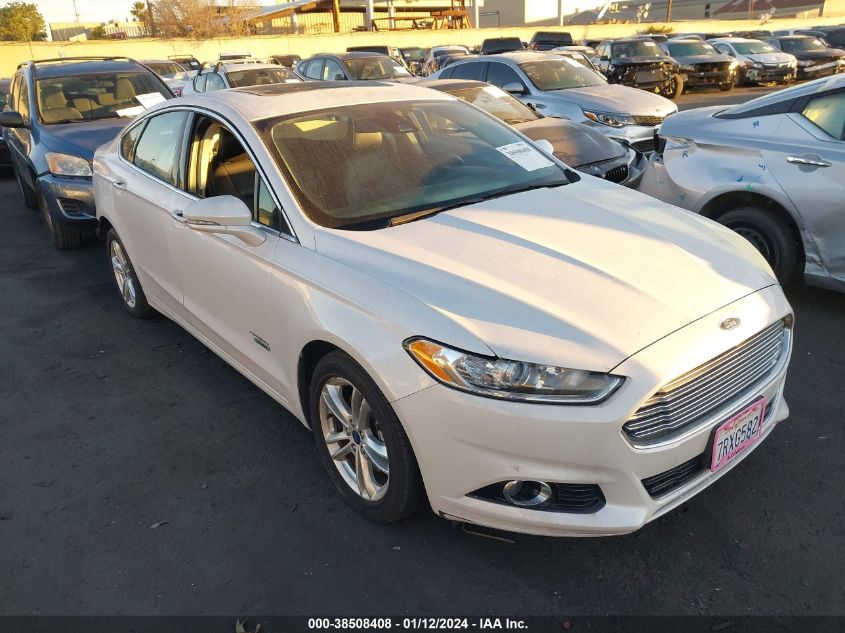 2016 FORD FUSION ENERGI TITANIUM - 3FA6P0SUXGR215486