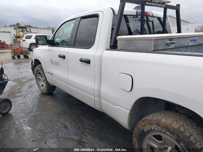 2019 RAM 1500 TRADESMAN QUAD CAB 4X4 6'4 BOX - 1C6RRFCG2KN822451