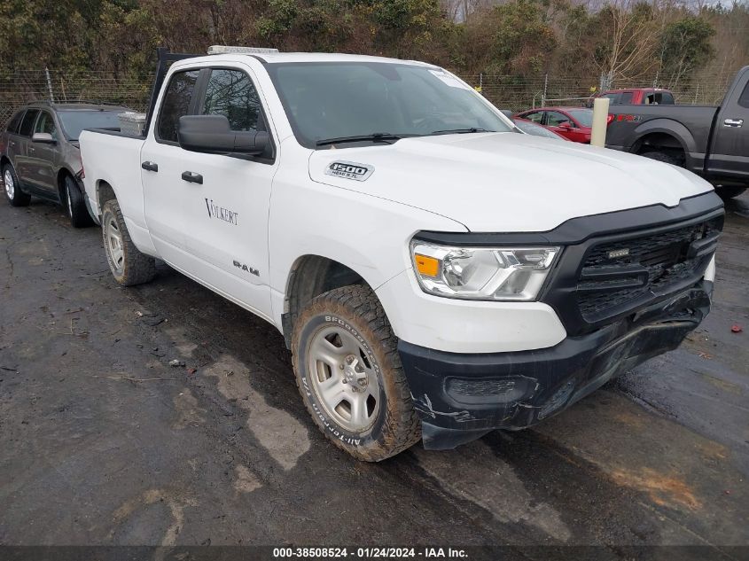 2019 RAM 1500 TRADESMAN QUAD CAB 4X4 6'4 BOX - 1C6RRFCG2KN822451