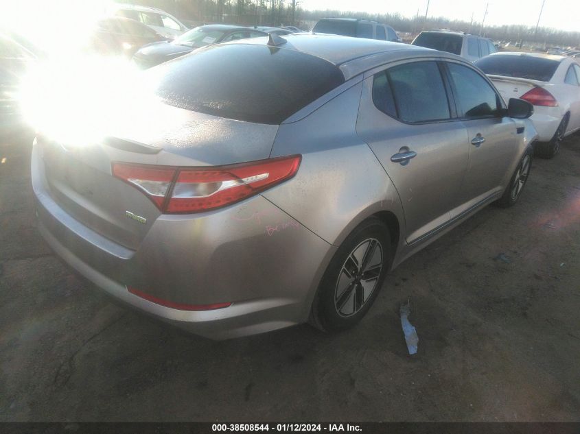 2013 KIA OPTIMA HYBRID HYBRID - KNAGM4AD1D5040184