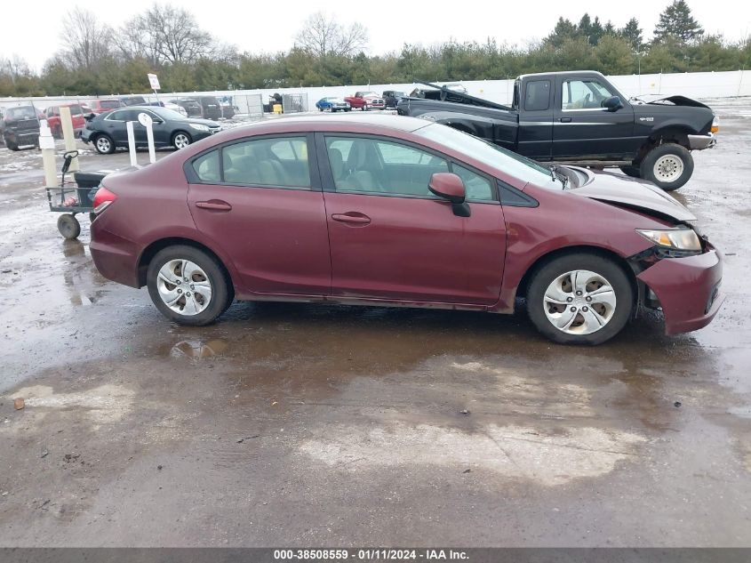 2013 HONDA CIVIC LX - 2HGFB2F57DH591479