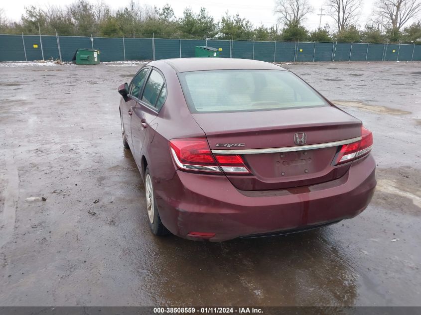 2013 HONDA CIVIC LX - 2HGFB2F57DH591479