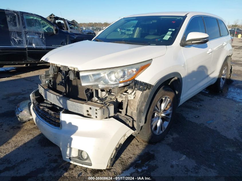 2016 TOYOTA HIGHLANDER LE PLUS V6 - 5TDZKRFH3GS148959