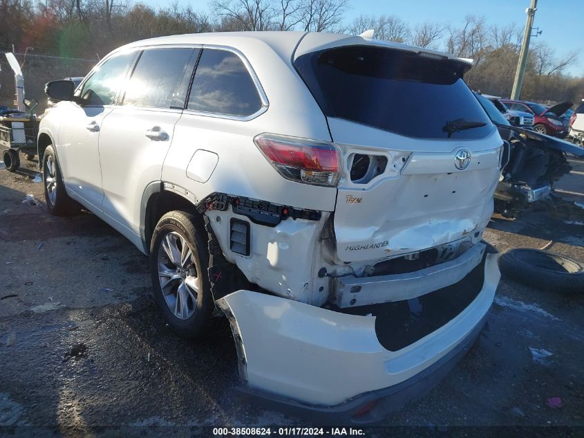 2016 TOYOTA HIGHLANDER LE PLUS V6 - 5TDZKRFH3GS148959