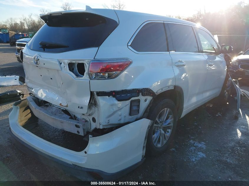 2016 TOYOTA HIGHLANDER LE PLUS V6 - 5TDZKRFH3GS148959