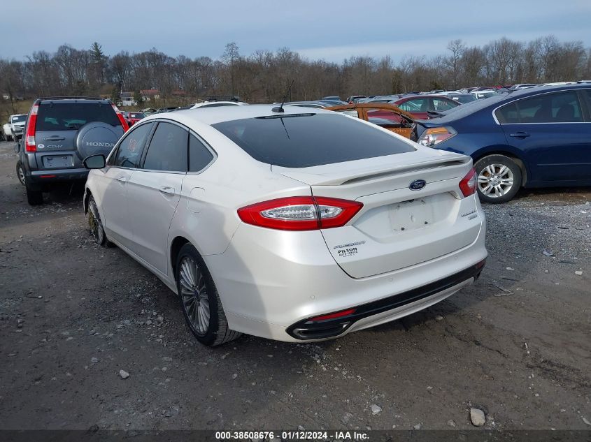 2013 FORD FUSION TITANIUM - 3FA6P0K97DR383156