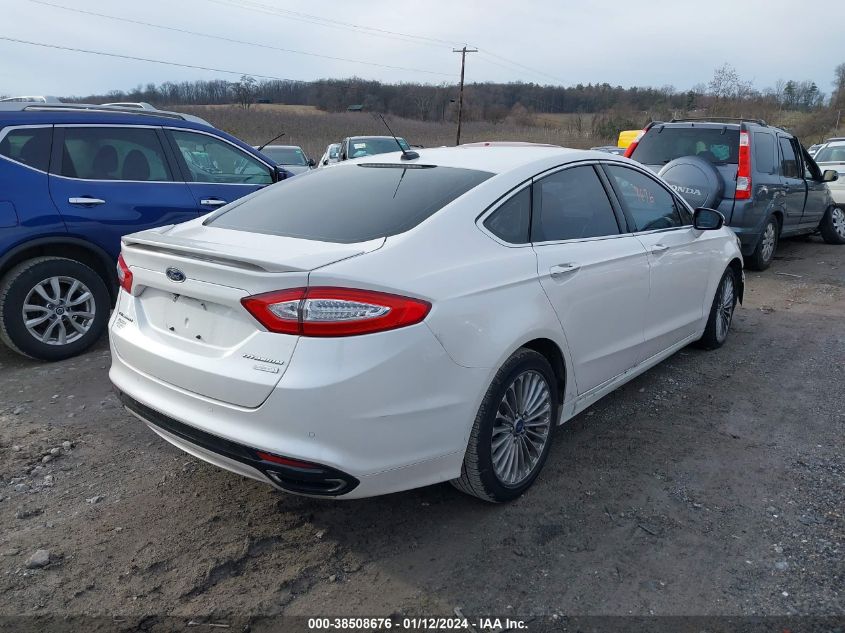 2013 FORD FUSION TITANIUM - 3FA6P0K97DR383156