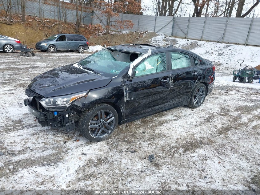 VIN 3KPF34AD5ME285222 2021 KIA FORTE GT LINE