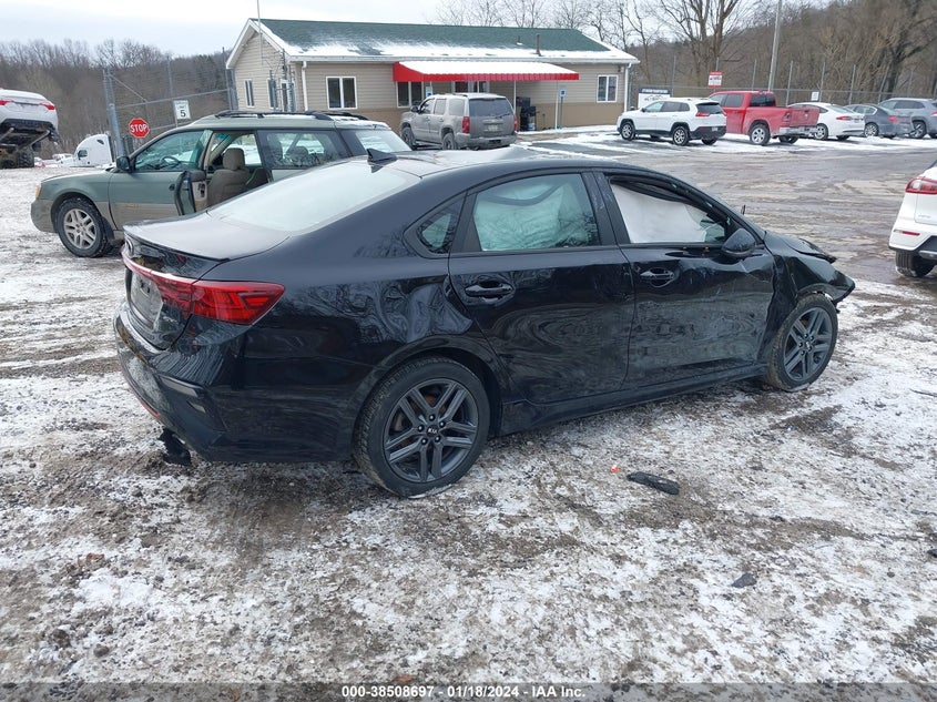 VIN 3KPF34AD5ME285222 2021 KIA FORTE GT LINE