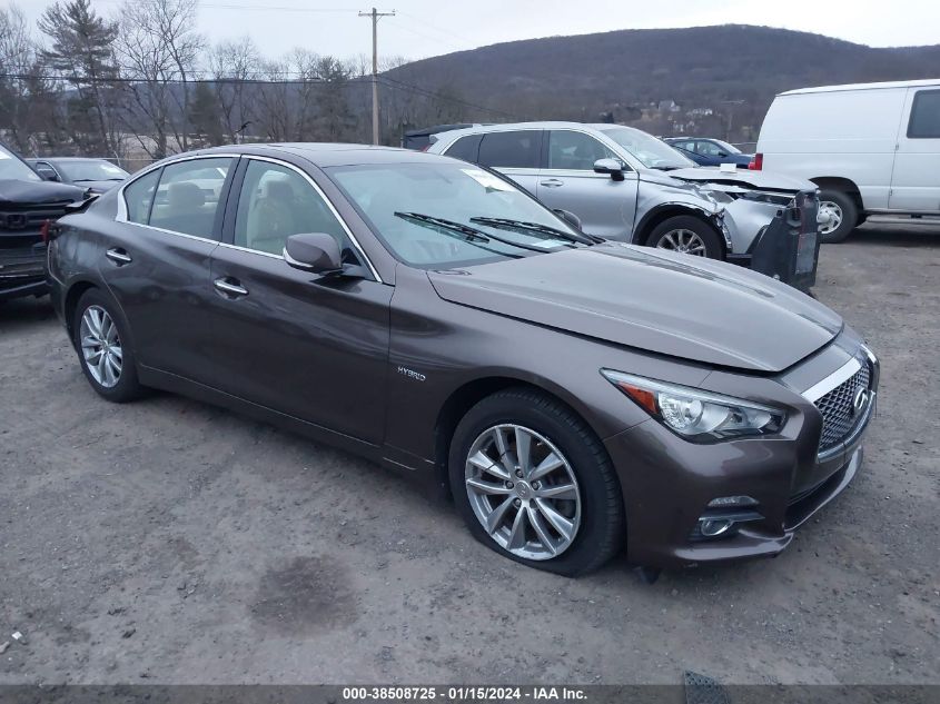 2014 INFINITI Q50 HYBRID PREMIUM - JN1AV7ARXEM700672