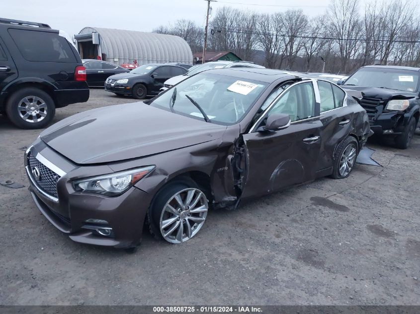 2014 INFINITI Q50 HYBRID PREMIUM - JN1AV7ARXEM700672