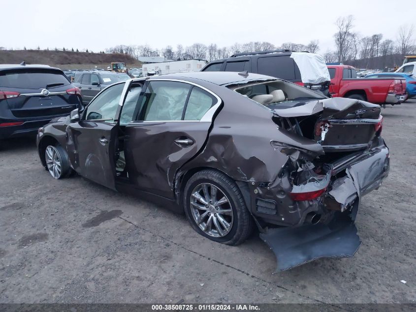 2014 INFINITI Q50 HYBRID PREMIUM - JN1AV7ARXEM700672