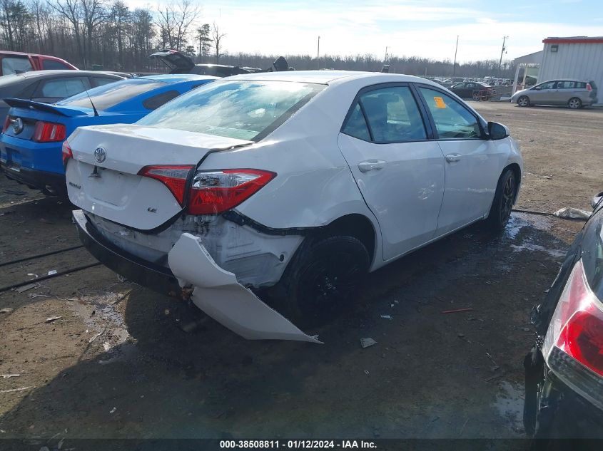 2015 TOYOTA COROLLA LE - 2T1BURHE6FC367212