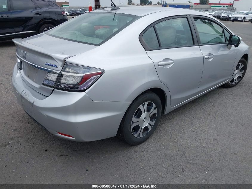 2014 HONDA CIVIC HYBRID HYBRID - 19XFB4F26EE201209