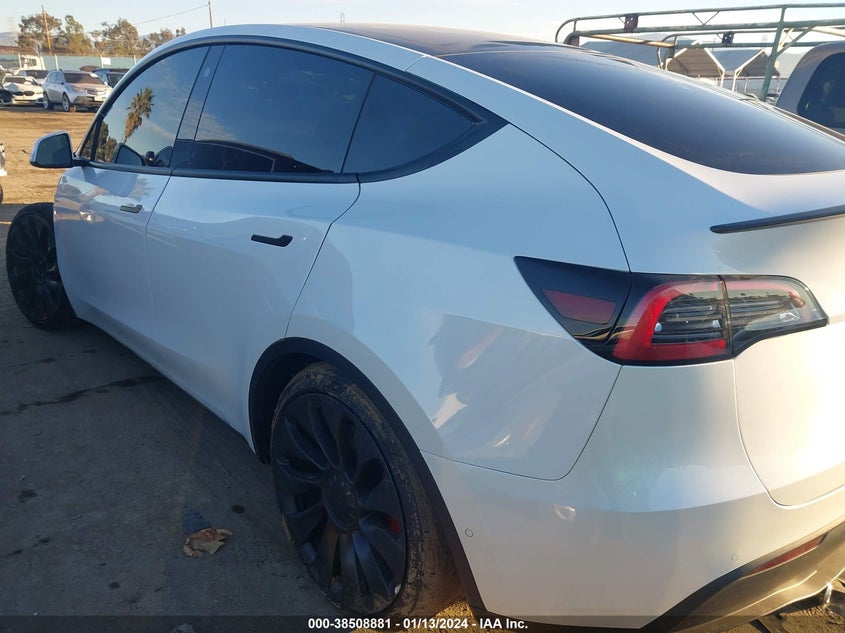 VIN 7SAYGDEF4NF492790 2022 TESLA MODEL Y PERFORMANCE DUAL MOTOR ALL-WHEEL DRIVE