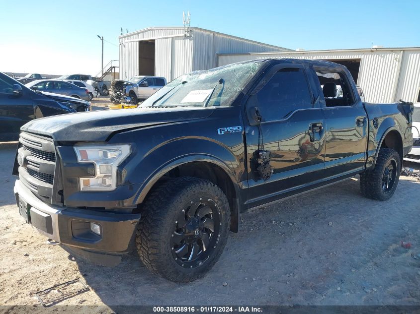2015 FORD F-150 PLATINUM - 1FTEW1EF3FFA45298