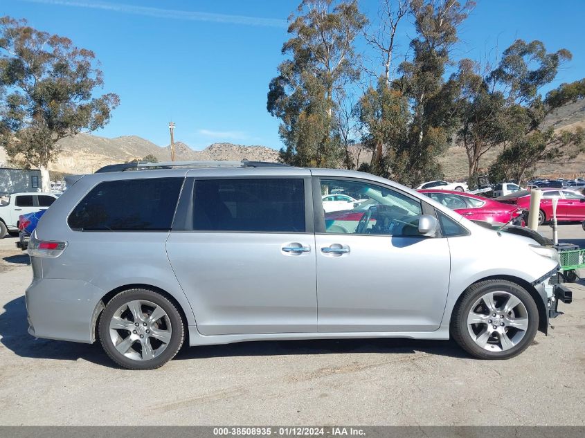 2013 TOYOTA SIENNA SE 8 PASSENGER - 5TDXK3DC2DS391721