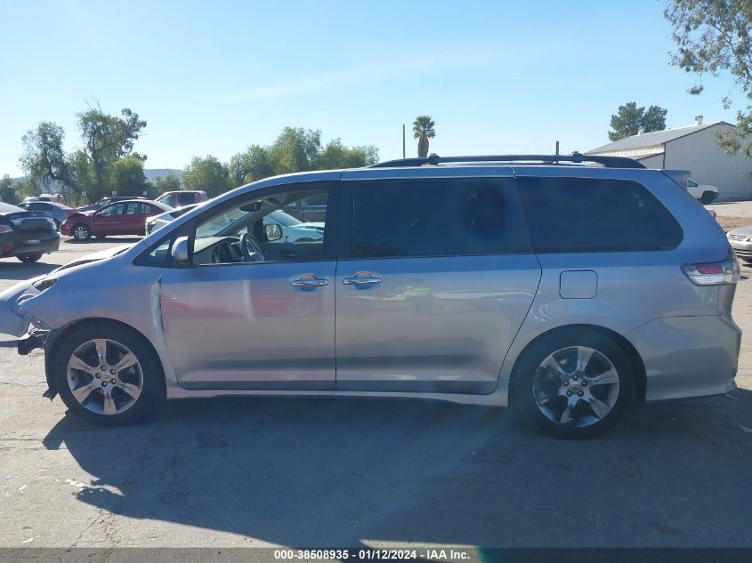 2013 TOYOTA SIENNA SE 8 PASSENGER - 5TDXK3DC2DS391721