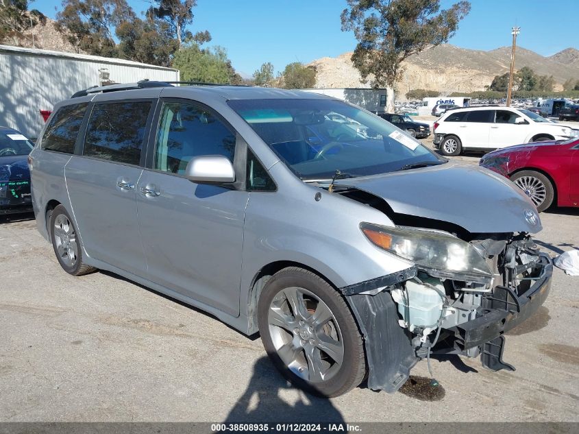 2013 TOYOTA SIENNA SE 8 PASSENGER - 5TDXK3DC2DS391721