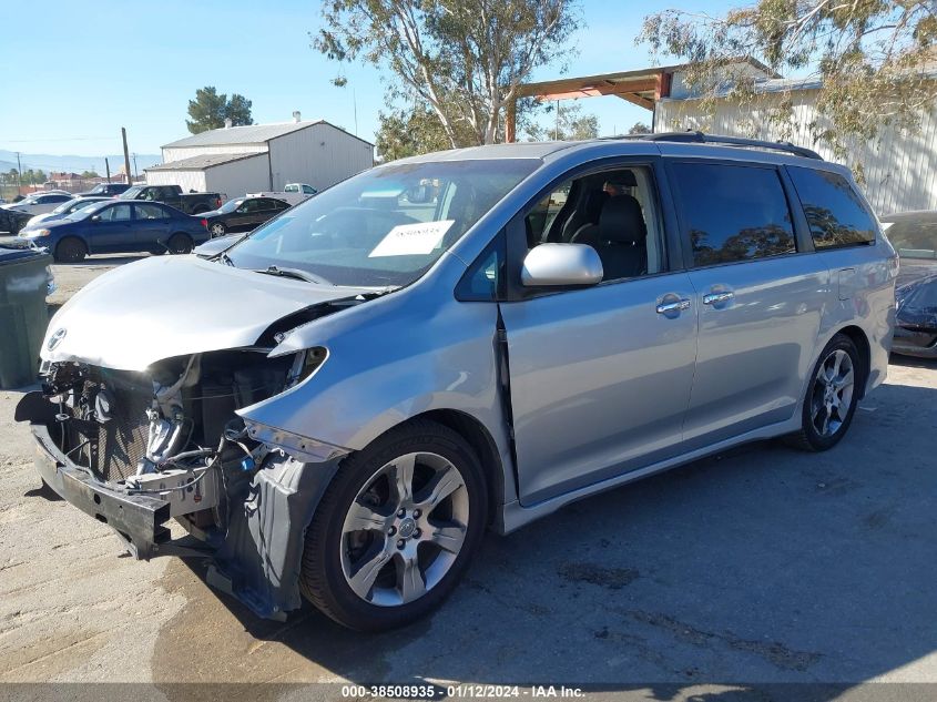 2013 TOYOTA SIENNA SE 8 PASSENGER - 5TDXK3DC2DS391721