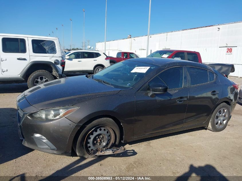 2014 MAZDA MAZDA3 I SV - JM1BM1T79E1149603