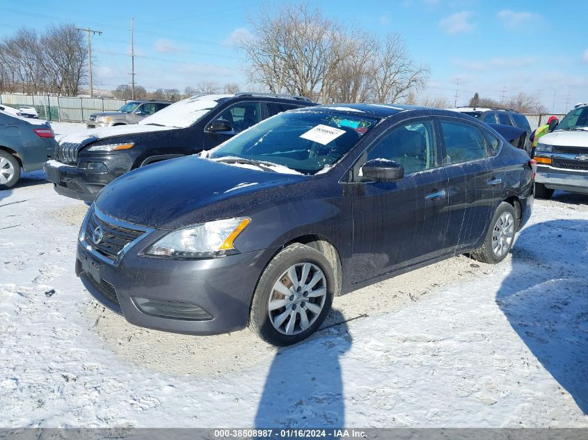 2014 NISSAN SENTRA S/SV/SR/SL - 1N4AB7AP0EN853453