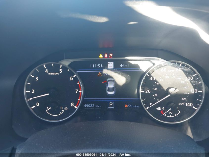 2020 NISSAN ALTIMA SL FWD - 1N4BL4EV9LC254715
