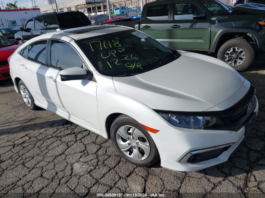 2019 HONDA CIVIC EXL - JHMFC1F72KX006970