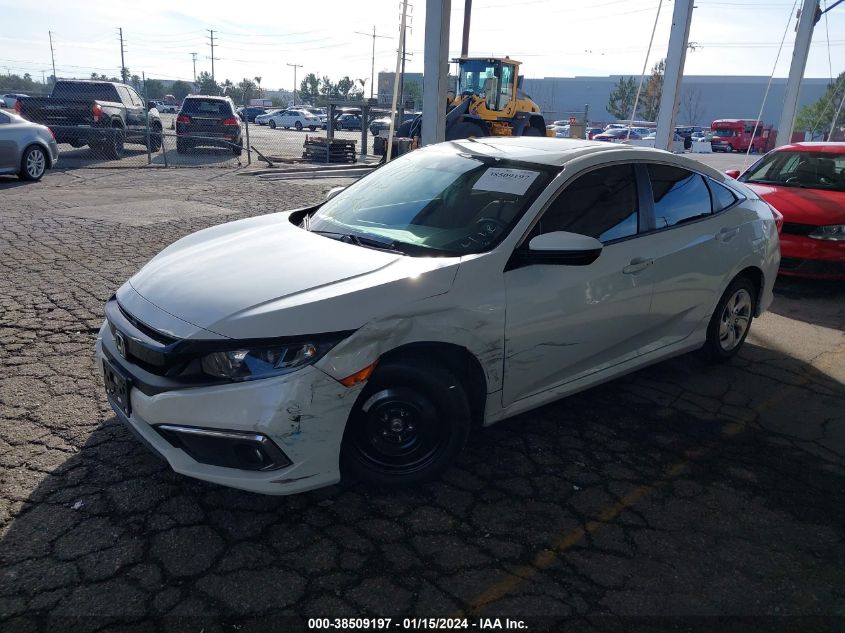 2019 HONDA CIVIC EXL - JHMFC1F72KX006970