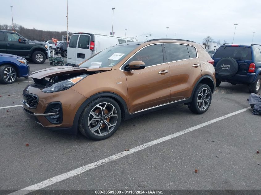 2021 KIA SPORTAGE SX - KNDPRCA68M7848343
