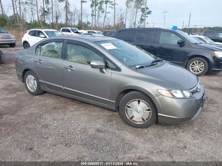 JHMFA36287S006045 | 2007 HONDA CIVIC HYBRID