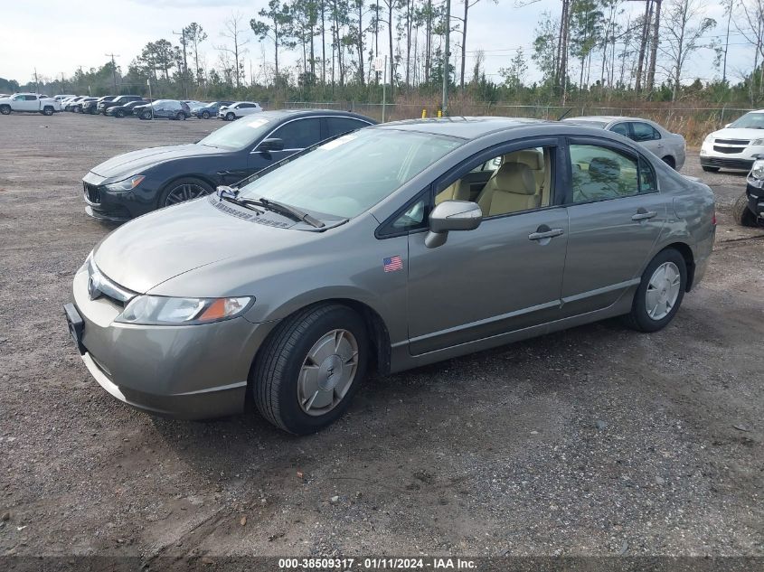 JHMFA36287S006045 | 2007 HONDA CIVIC HYBRID