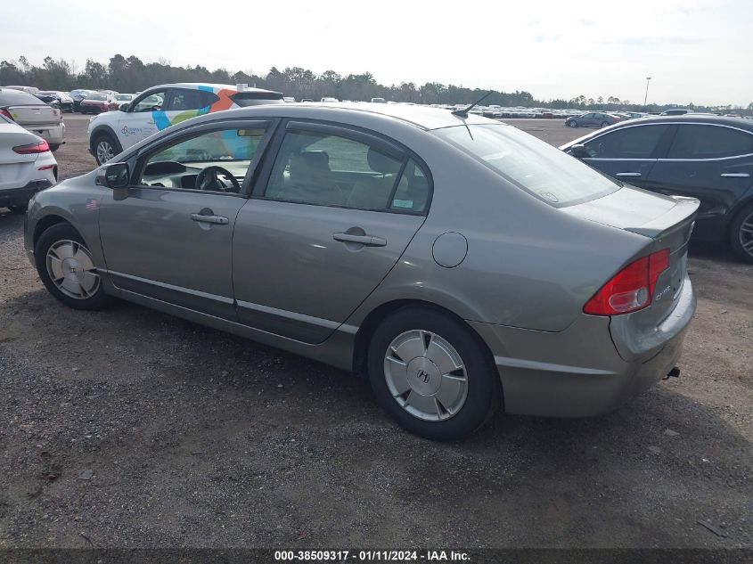 JHMFA36287S006045 | 2007 HONDA CIVIC HYBRID