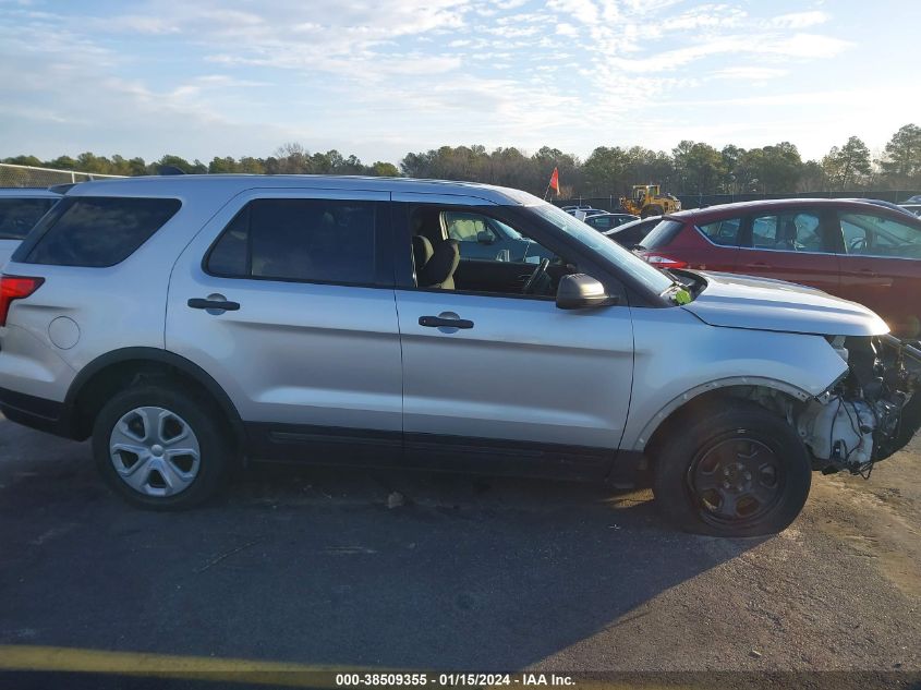 2018 FORD POLICE INTERCEPTOR UTILITY 1FM5K8AR6JGA21130