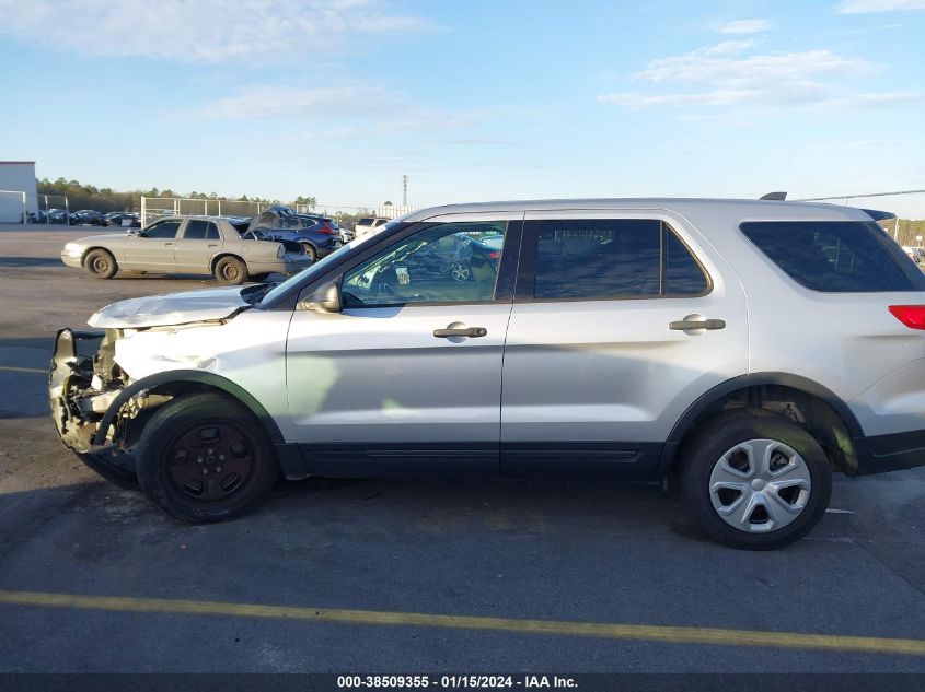 2018 FORD POLICE INTERCEPTOR UTILITY 1FM5K8AR6JGA21130