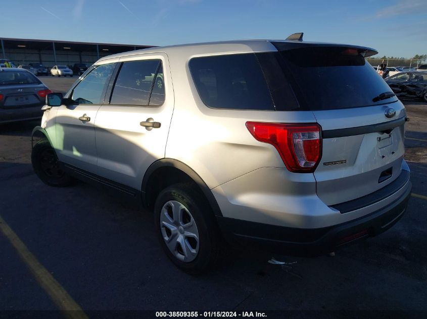 2018 FORD POLICE INTERCEPTOR UTILITY 1FM5K8AR6JGA21130