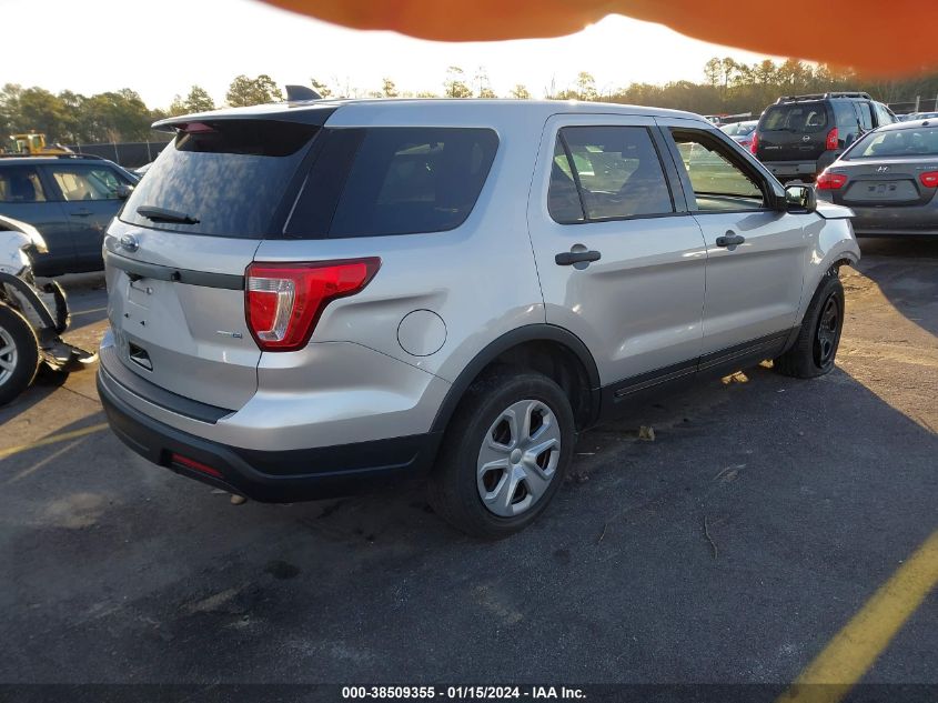 2018 FORD POLICE INTERCEPTOR UTILITY 1FM5K8AR6JGA21130