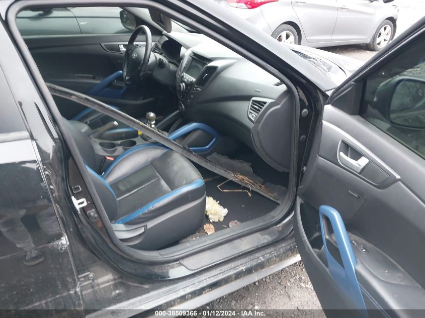 2014 HYUNDAI VELOSTER TURBO - KMHTC6AE2EU184810