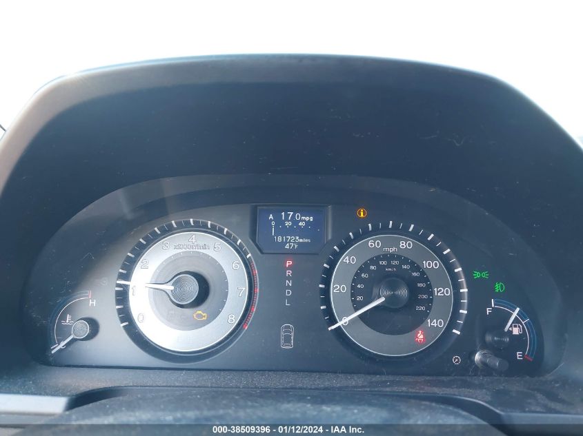 2013 HONDA ODYSSEY TOURING/TOURING ELITE - 005FNRL5H98DB0259