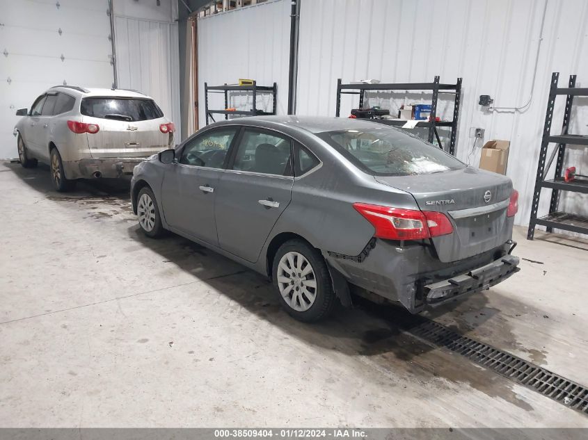 2018 NISSAN SENTRA S/SV/SR/SL - 3N1AB7AP4JY299425